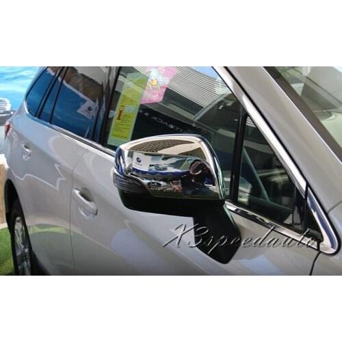 Free Shipping Chromed Side Door Mirror Cover Trim For Outback 2015-2017