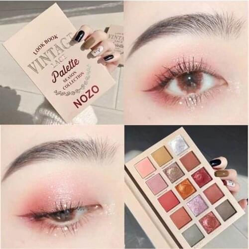 Shimmer Matte Glitter Eyeshadow Palette 15 Color Metallic Diamond EyeShadow Pallete Shiny Pigmented Make Up Palette Cosmetic