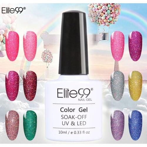 Elite99 10ml Bling Neon Color Nail Gel Polish Soak Off UV LED Colorful Varnish 1pcs Semi Permanent Gelpolish Paiting Nail Art