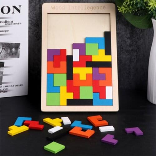 Puzzle puzzle puzzle toy 3-4-6-year-old brain development kindergarten male and female early education Tetris building