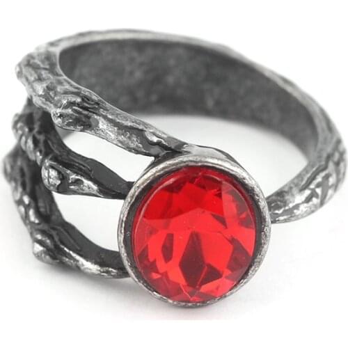 Dark Souls 3 Demon Paw crystal Ring men and women fashion jewelry
