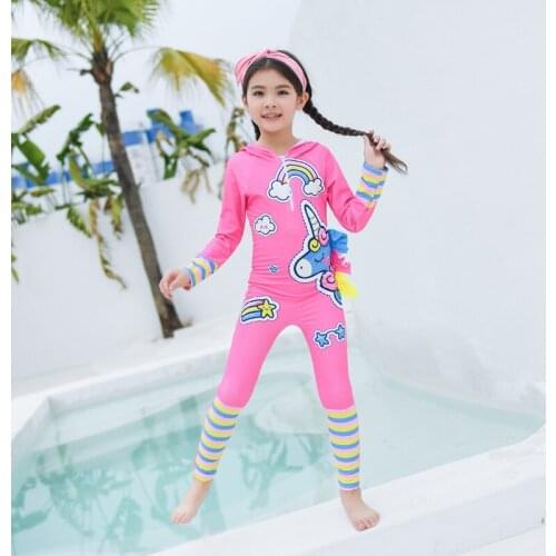 Girl Long Sleeve Swimwear Plus Size Toddler Swim Suit Rash Guard Swimsuit Tankini Bathing Clothes Cute Swimsuits Boy Prevent