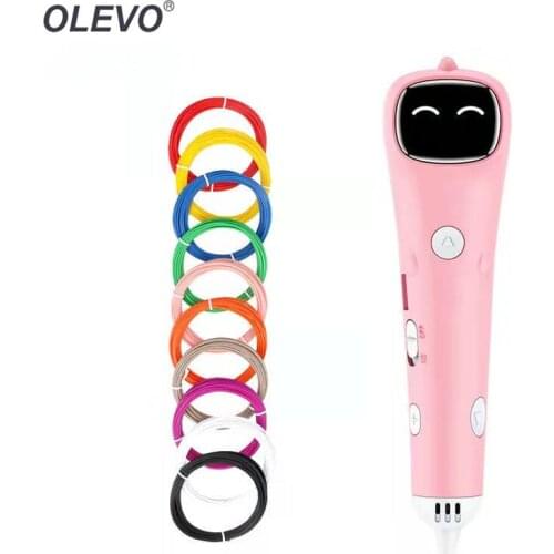 New Wireless 3D Printing Pen 3D Drawing Printer DIY Painting Pen PCL Filament Low Temperature Anti-Scald Toys For Kids 3D Pen