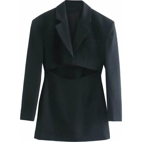 Nlzgmsj Za Dress Women 2021 Spring Autumn Women Dress Solid Mini Party Vestidos High Quality Female Fashion Dresses 202107