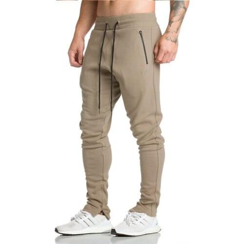 European and American Sports Pants Cotton Slim Training Pants Stretch Breathable Fitness Casual Closed Small Foot Health Pants
