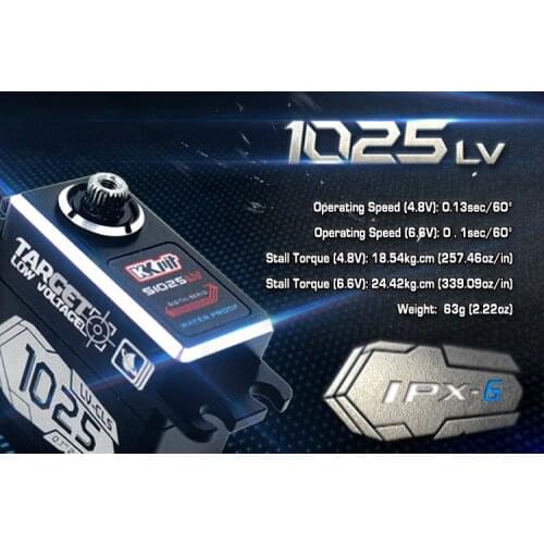 KKPIT LV-CLS 1025 25KG IPX-6 High torque waterproof brushless servo for RC car