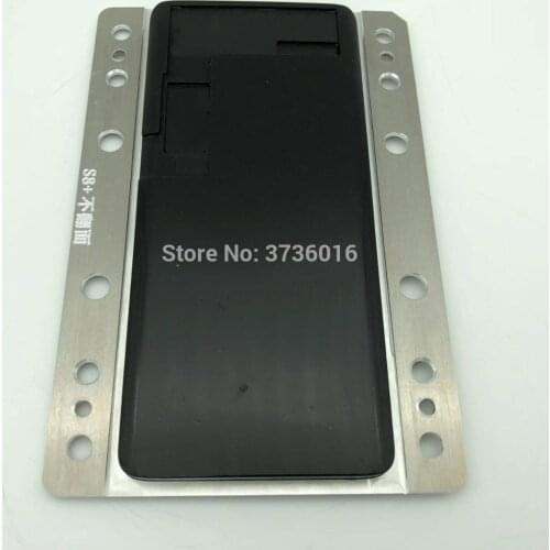 YMJ unbent flex black rubber and fix rubber mold for samsung S8 plus YMJ machine use for LCD oca no bent flex laminating repair