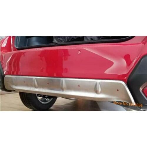 Top For SUBARU XV 2018 2019 2020 Car Cover Protection Detector ABS Chrome Trim Back Rear Tail Bottom Grid Grill Grille Bumper