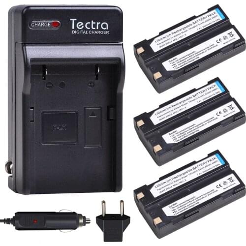 3PCS 2600mAh 54344 Battery+Digital Charger for Trimble 29518 46607 52030 38403 5700 5800 R6 R7 R8 R8 GNSS MT1000 GPS Receiver