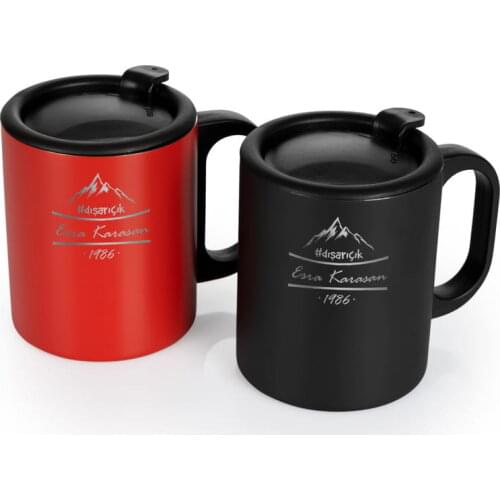 300ml Stainless Steel Coffee Thermos Mug Personalized Cup Thermos for Nature Lovers Gift for Friend Custom Present for Boyfriend