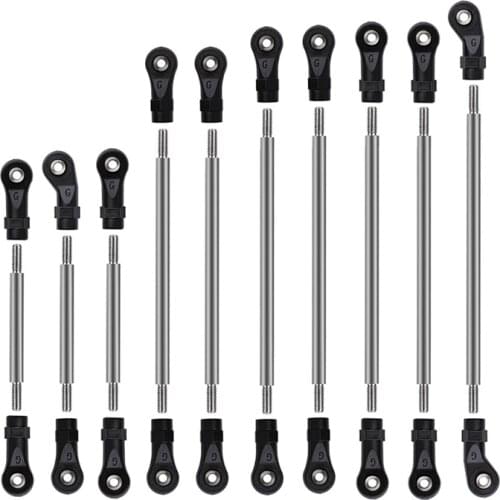 313Mm Wheelbase Stainless Steel Links Linkage Unassembled Kit for 1/10 RC Crawler Car Traxxas TRX4 Upgrade Parts