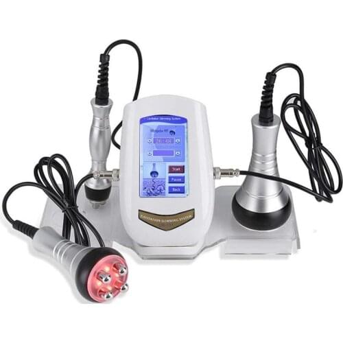 40K Cavitation Ultrasonic Body Slimming RF Radio Frequency Multipolar Vacuum Facial Rejuvenation Weight Loss Machine Home Use