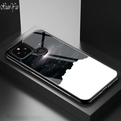 4A 5G 4A 4G Case XUANYAO Original Slim Glass Cover For Google Pixel 2 3 3A 4 5 XL Case Hard Shockproof Cover For Google 5 4A XL