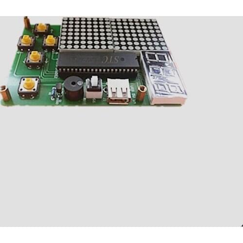 51 Single-chip video game diy electronic production Tetris electronic kit DIY parts assembly kit