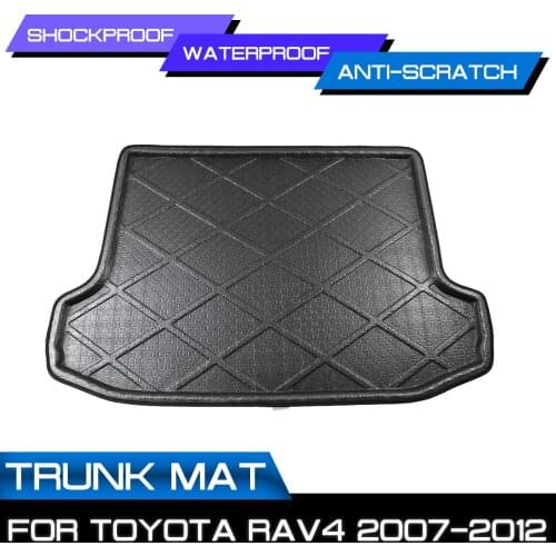Car Floor Mat Carpet For Toyota RAV4 2007 2008 2009 2010 2011 2012 Rear Trunk Anti-mud Cover