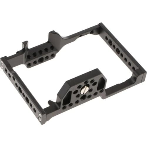 DSLR Camera Cage For Panasonic GH5 Video Stabilization Accessory Black