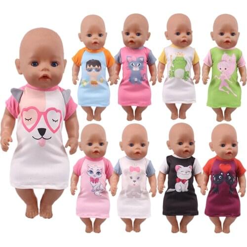 15 Styles Reborn Doll Cute Clothes And Bags For New Baby Born For 18 Inch&43 Cm Accessories For Girls Toy Gifts