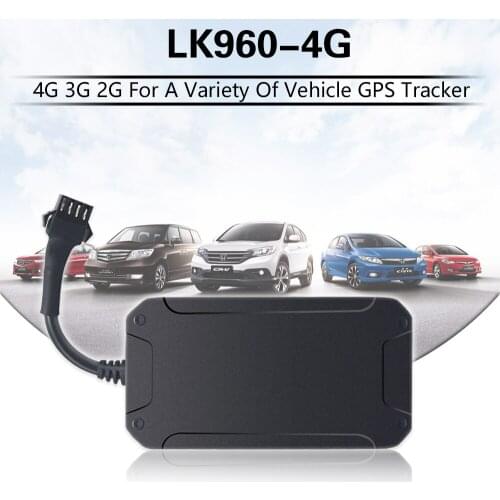 Real-time Tracking 4G GPS Location Tracker LK960-4G LTE WCDMA GSM Vehicle Waterproof and Cut Off Enginer / Power Remotely