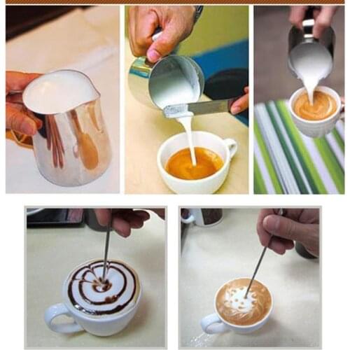 Latte Art Pen Stainless Steel Coffee Art Pen Non Slip Coffee Carved Needle Coffee Art Needle Coffee Decorating Art Pen