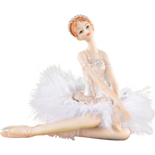 Fairy Home Resin Crafts Ornaments Ballet Girl Home Decoration Accessories Fairy Garden Miniatures Home Decor Miniature Figurines