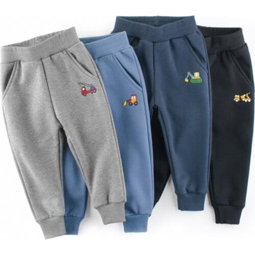 Modern Custom Kids Trousers Breathable Sports Casual Boys Fleece Long Pants