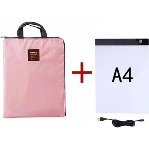 Diamond Painting Storage Bag Led Pad Kits A4/A5-Size Three Level Dimmable Led Light Pad for Diamond Painting Embroidery