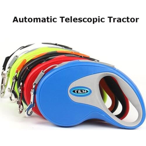 Pet Products Factory Direct Telescopic Traction Rope Dog Rope Automatic Telescopic Tractor Dog Walking Rope Spot Wholesale