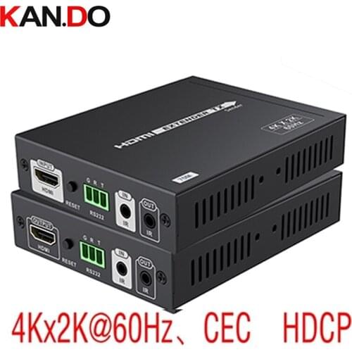 CAT6 70M 60hz 4kx20 CEC HDCP HDbitT HDMI Extender HDMI Transmitter Receiver HDMI EXTENDER 4kx2k 60hz transceiver NO compression