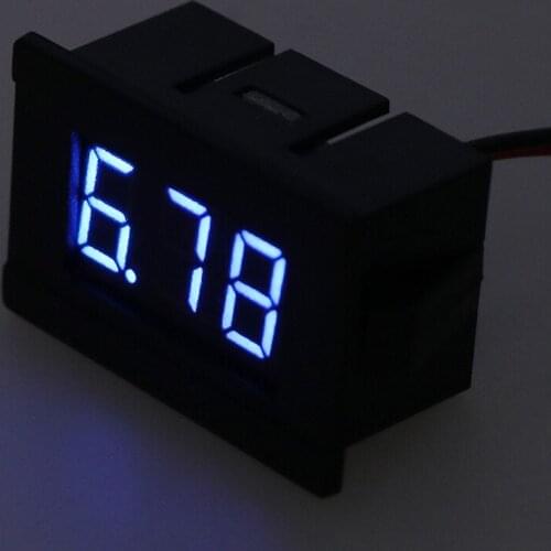 DC 2 Wires 4.5-30V Mini LED Digital Display Voltmeter Volt Voltage Panel Meter Dropshipping