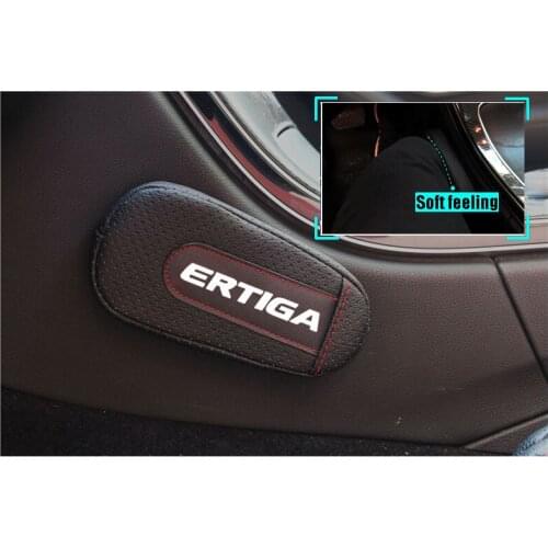 High Quality Leather Leg Cushion Knee Pad Car Door arm pad Interior Car Accessories For Suzuki Ertiga
