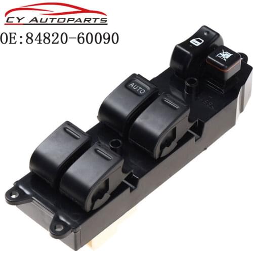 YAOPEI Power Window Master Control Switch 84820-60090 8482060090 For Toyota Echo Yaris Camry Picnic 4Runner Hilux TUV