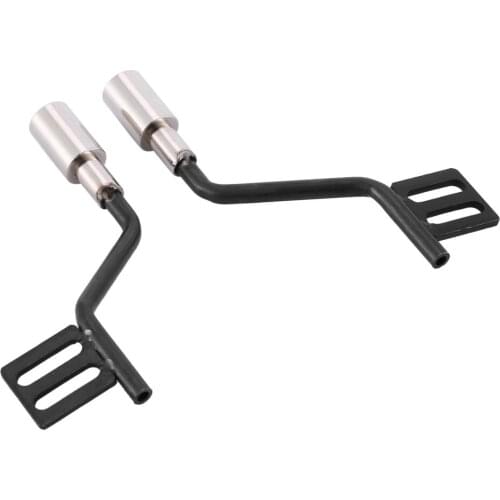 1Pair Metal Simulation Exhaust Pipe Gas Vent For 1/10Axial Scx10 Traxxas TRX-4 Rc Car Parts Exhaust Manifold F003