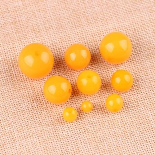 Diy Jewelry Accessories Resin Imitation Wax Loose Beads Accessories Beads Beads Bracelets Loose beads