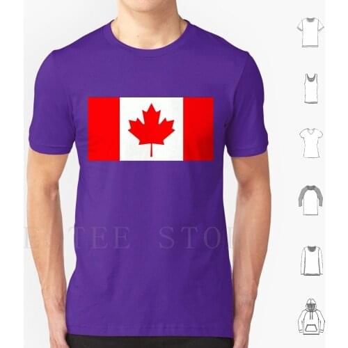 Canada Flag T Shirt Print Cotton Canada Flag Country World Fashion Men Womens Trends Tendencies Hipster Swag Menstyle Wife Cups
