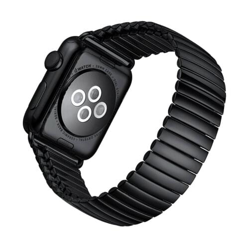 Metal elastic strap for apple watch 6 5 4 SE band 40mm 44mm for iwatch series 3 2 38mm 42mm Elastic metal stainless steel starp