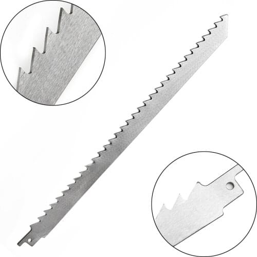 1pc 300mm Reciprocating Saw Blade Stainless Steel Jigsaw Blade For Cutting Frozen Meat,Ice,Wood Food