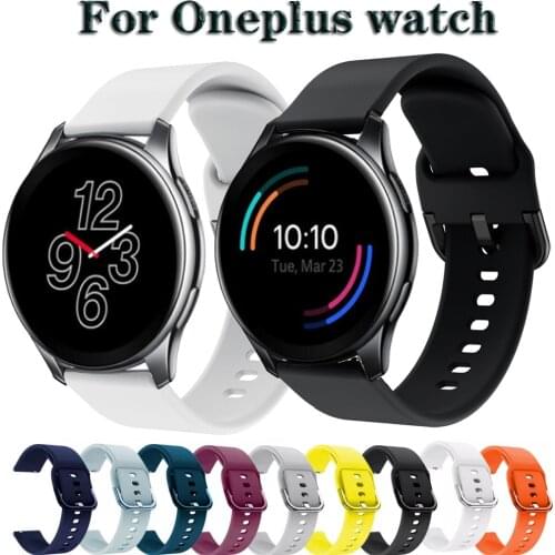 For Oneplus Watch Strap Quick Release Silicone Watchbands Wristband 22mm Watch Band Sport Bracelet For Realme Watch S / S Pro