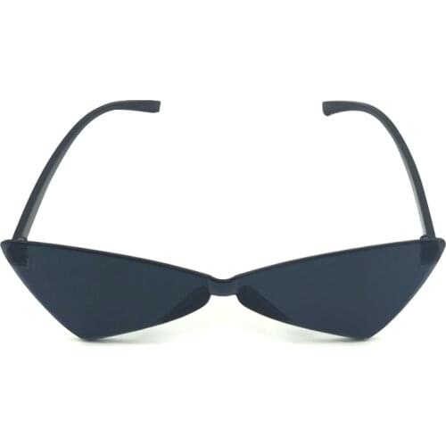 Oversized Cat Eye Rimless Sunglasses Women Fashion One Piece Lens Sun Glasses Female Trend Triangle Eyewear Men UV400 Goggles
