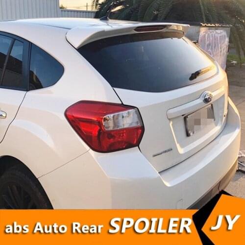 For SUBARU XV Spoiler 2013-2017 XV SPOILER High Quality ABS Material Car Rear Wing Primer Color Rear Spoiler