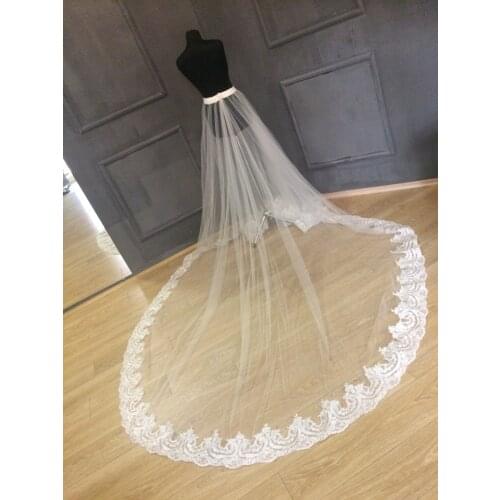 Wedding skirt, lace skirt with train, removable skirt, Tulle over skirt, removable train for wedding dress, maxi lace skirt