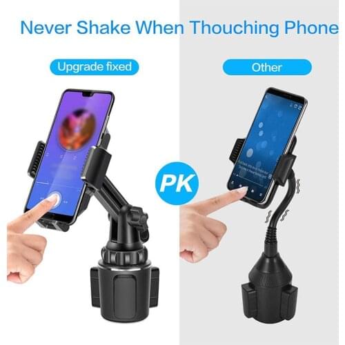 Universal Car Cup Holder Cellphone Mount Stand For Mobile Cell Phones Adjustable Car Cup Phone Mount