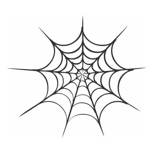 Hard Spider Weaving A Net Vinyl Car Stickers For Car Body Vinyl Decals Window Door Decal Top Quality FA203