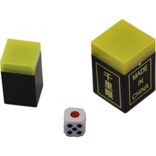 1 pcs clairvoyance Thousand mile eye close up magic tricks Gamble Dice Talking Dice prop illusion magia toy