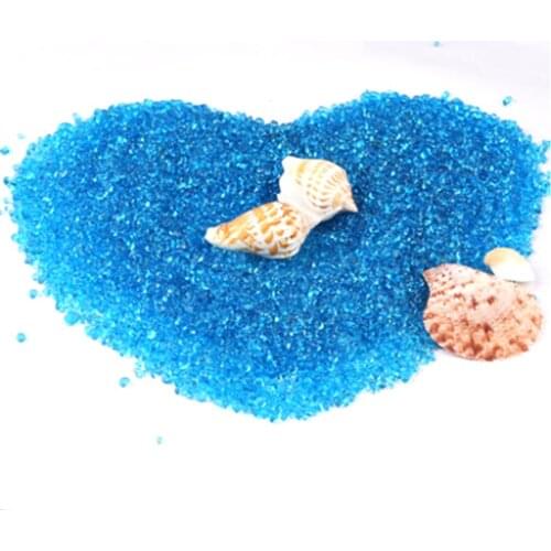 100g/bag Multicolour Pebbles Artificial Stone Walkway Aquarium Fish Tank Decor DIY for Wedding Party Home Decoration B35