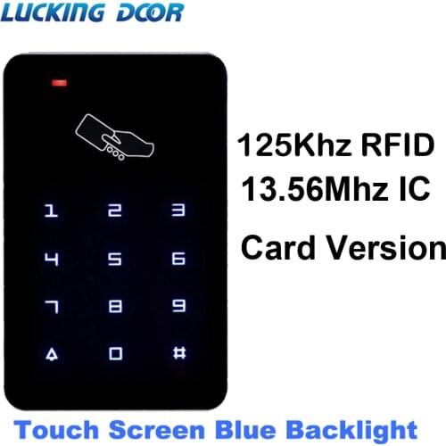 Touch Screen Backlight Standalone Access Controller 125Khz Access Control Keypad digital panel Card Reader Door Lock opener