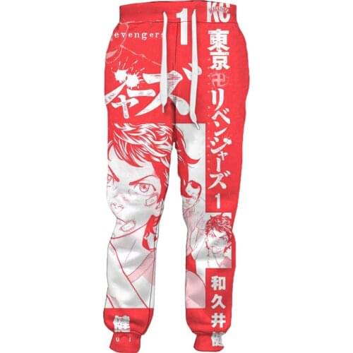 CLOOCL Cartoon Anime Men Trousers Tokyo Revengers Men Clothing 3D Print Casual Sweatpants Unisex Harajuku Streetwear