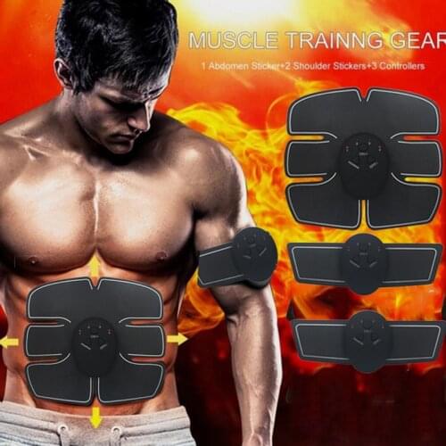 Electrical Muscle Stimulator EMS Trainer Stimulation Slimming Machine Abdominal Muscle Exerciser Training Device Body Massager