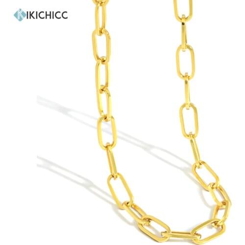 Kikichicc New 925 Sterling Silver Horoscope Chain Luxury Choker Necklace Wedding Luxury Jewelry 2020 Rock Punk Jewelry