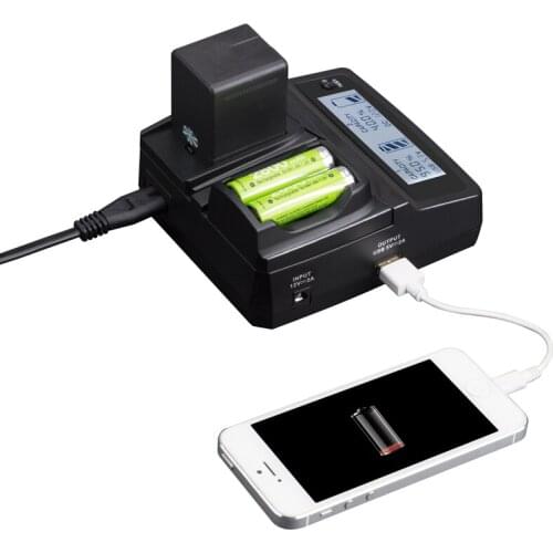 LVSUN Universal Phone+AA+Camera Car/AC LC-E8C LC E8C E8E LP-E8 LP E8 Charger For Canon EOS 550D 600D Rebel T2i T3i T4i