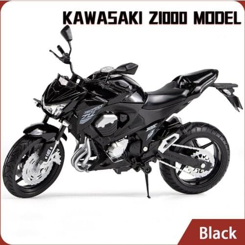 1:12 Kawasaki Z1000 Racing Motorcycles Simulation Alloy Motorcycle Model Shock Absorbers Collection Toy Car Kid Gift